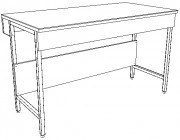Paillasse sèche sous sorbonne