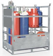 Palette bouteille de gaz acier