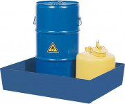 Bac de rétention acier pour fûts - 60 à 420 L