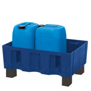 Bac de rétention PE sur pieds - 1 fût 60 L