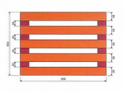 Palette demi-lourde en bois