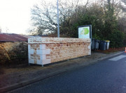 Palissade imitation pierre