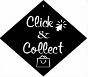 Pancarte à ventouse - Click and collect