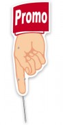 Pancarte promo pour commerces