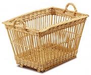 Panier blanchisserie en osier