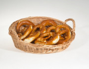 Panier pour boulangerie ovale en osier