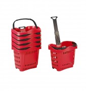Panier magasin à main 22L et à roulettes 43L