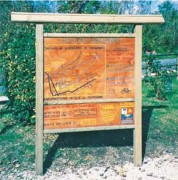 Panneau accueil extérieur