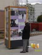 Panneau affichage mobile