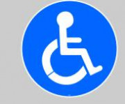 Signalétique adhésive PMR - Ø40 cm