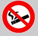 Marquage au sol adhésif interdiction de fumer