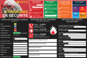 Panneau consignes de sécurité - version 2025