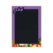 Panneau d'affichage prix fruits légumes - Vendu à l’unité - Dimensions : L 60 x l 40 cm