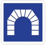 Panneau d'indication d'un tunnel C111