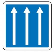 Panneau d'indication de conditions particulières de circulation C24a