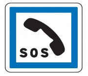 Panneau d'indication de poste d'appel d'urgence CE2a