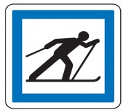 Panneau d'indication Ski de fond CE6b