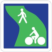 Panneau d'indication voie verte C115