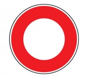 Panneau d'interdiction B0