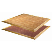 Piste de danse démontable extérieure - Dim. L122 x l122 cm - Ep. 1,9 cm