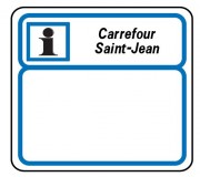 Panneau indication de services CE3b