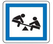Panneau indication jeux d'enfants CE23