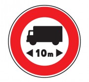 Panneau camion interdit
