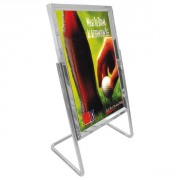 Porte menu en plexiglas - H. 120 cm