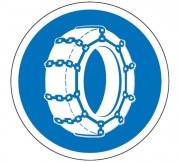 Panneau obligation chaîne à neige B26