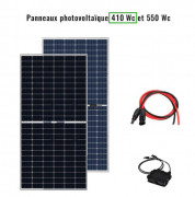 Panneau photovoltaïque 108 demi-cellules