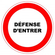 Panneau PVC rond adhésif diamètre 180 mm à 280 mm