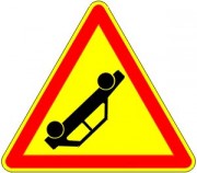 Panneau temporaire accident