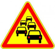 Panneau temporaire bouchon