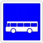 Panneaux arrêt bus