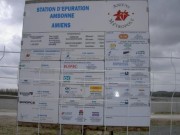 Panneaux de chantier publicitaire