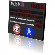 Panneaux de sécurité à affichage électronique