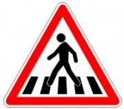 Panneaux passage piétons
