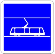 Panneaux tramway