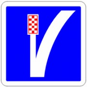 Panneaux voie détresse gauche