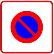 Panneaux zone interdiction de stationner