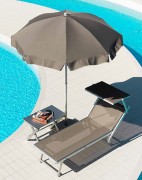 Parasol pour piscine à volants