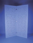 Paravent en plexiglas - 2 ou 3 ventaux - L.50 x H.150 cm