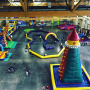 Location parcs éphémères gonflables 