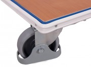 Pare chocs pour chariots de manutention - Pour roulettes Ø100 mm