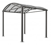 Passage couvert Voûte - largeur 2830 mm - sur platines