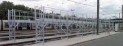 Passerelle de nettoyage extérieure pour tram
