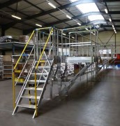 Passerelle poste de travail - Aluminium - Longueur : 23 m