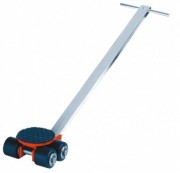 Patin rouleur pivotant - Charge 4 à 12 tonnes - Angle 45°