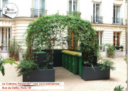 Pergola végétale autoportée - Superficie : 9m²