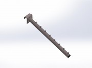 Perroquet incliné avec picots